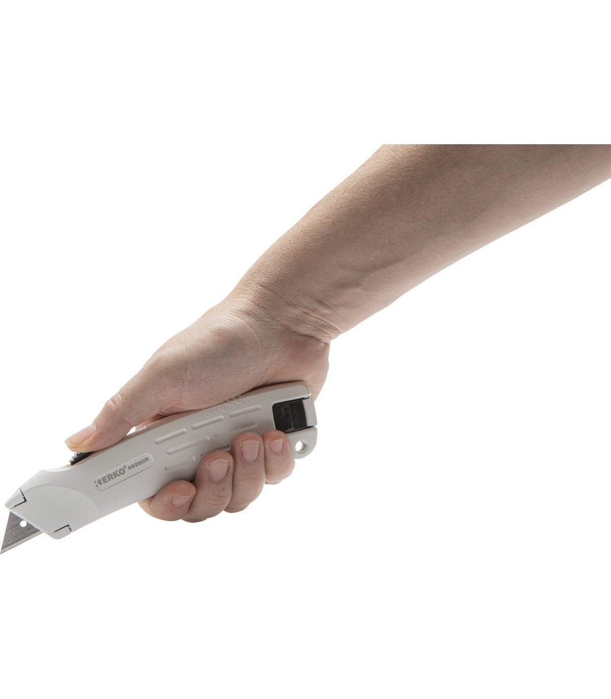 Cutter, Couteau à lame rétractable 60mm en alliage d'aluminium avec 5 lames  SK4 ASSIST